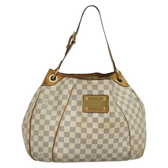 LOUIS VUITTON Damier Azur Galliera PM Shoulder Bag - Picture 1 of 15